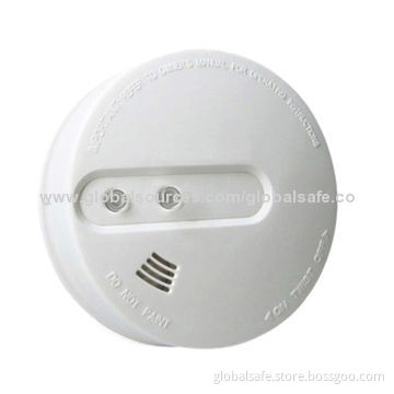 6F22 carbon battery heat smoke alarm detector with red LED flash/433/315mhz